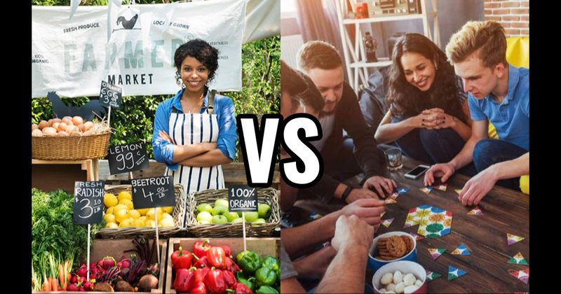 Farmers Market vs. Game Night