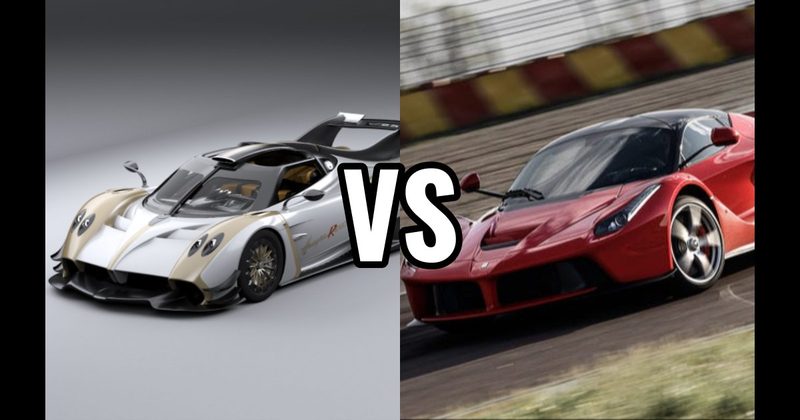 Ferrari LaFerrari vs. Pagani Huayra