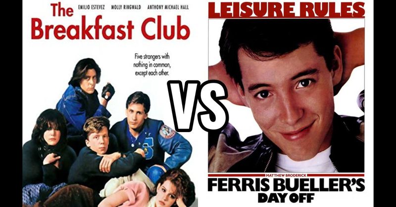 Ferris Bueller’s Day Off (1986) vs. The Breakfast Club (1985)