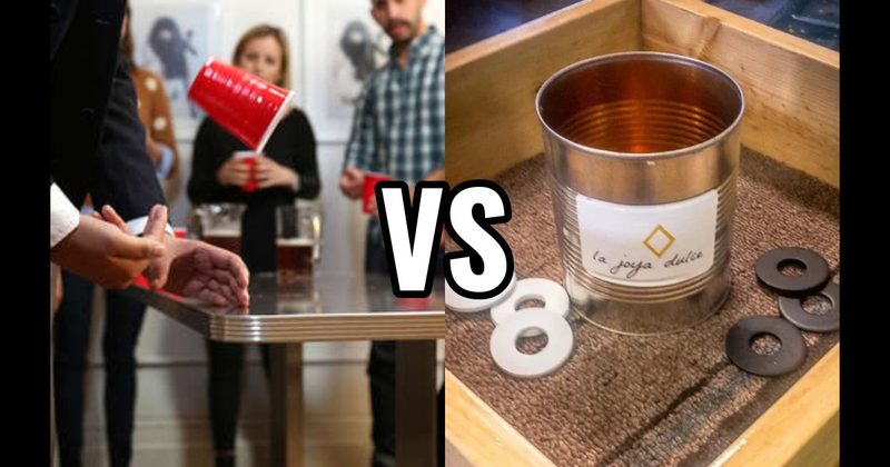 Flip Cup vs. Washers