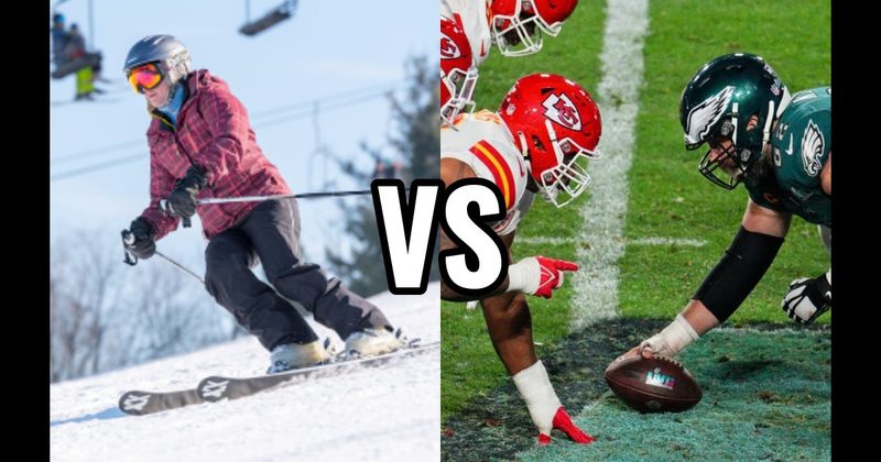 Football vs. Skiing