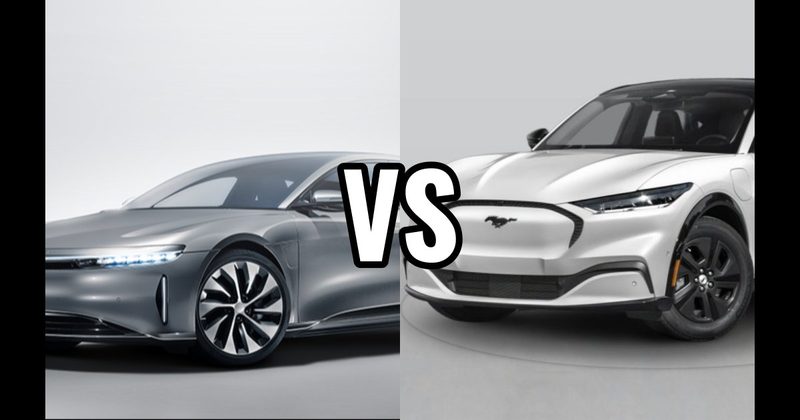 Ford Mustang Mach-E vs. Lucid Air