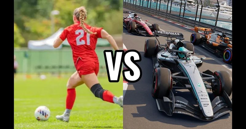 Formula 1 vs. Soccer