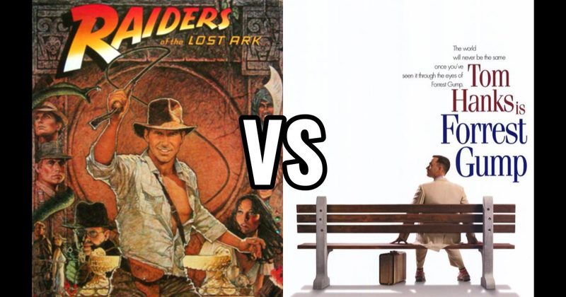 Forrest Gump vs. Raiders of the Lost Ark