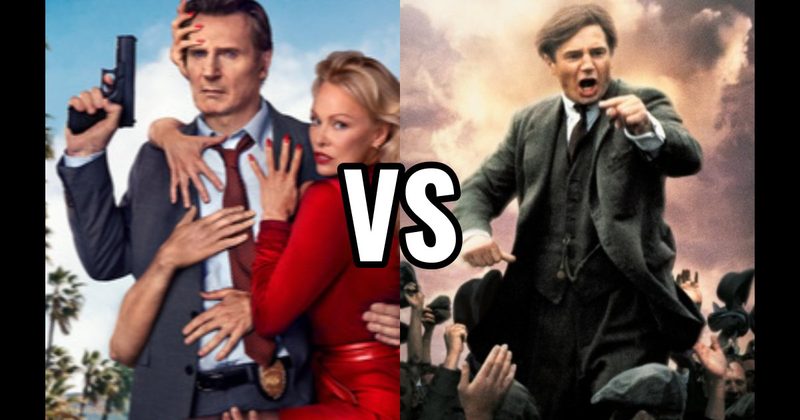 Frank Drebin Jr. in The Naked Gun 2025 vs. Michael Collins in Michael Collins