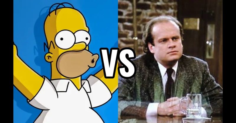 Frasier Crane (Cheers / Frasier) vs. Homer Simpson (The Simpsons)