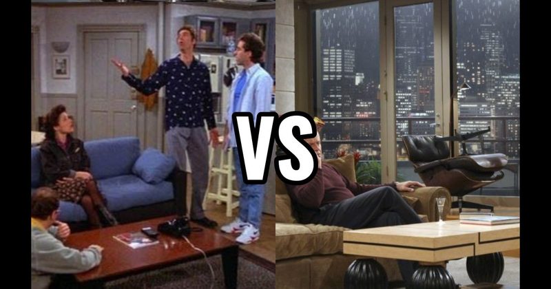 Frasier’s Apartment (Frasier) vs. Jerry’s Apartment (Seinfeld)