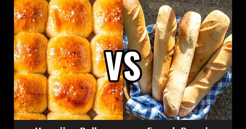 French Bread vs. Hawaiian Rolls