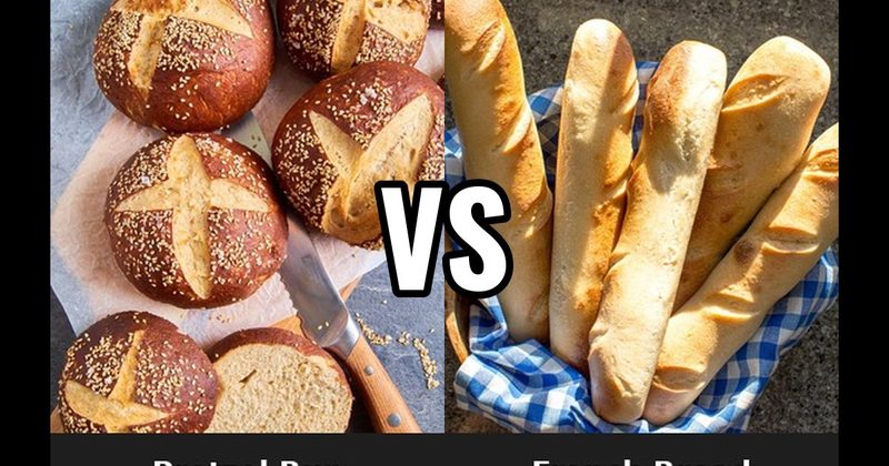 French Bread vs. Pretzel Bun