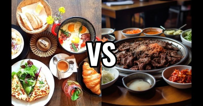 French Food vs. Korean Food