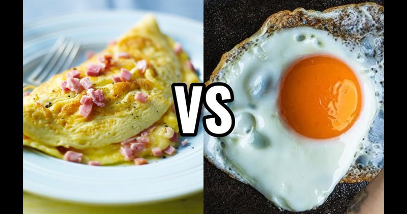 Fried Eggs vs. Omelet