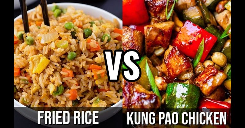 Fried Rice vs. Kung Pao Chicken