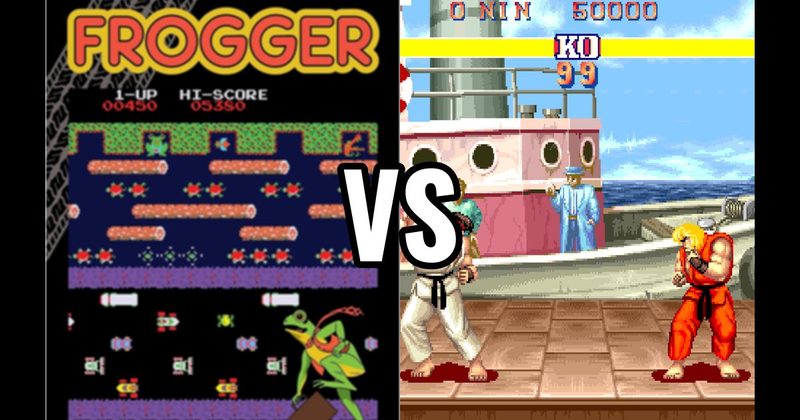 Frogger vs. Street Fighter II