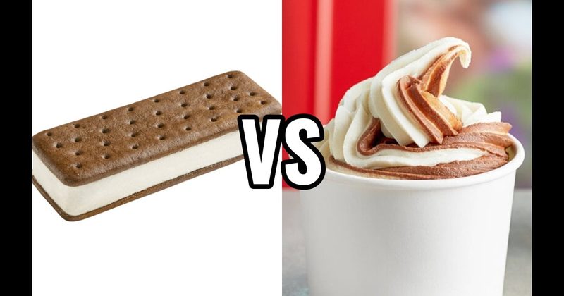 Frozen Yogurt vs. Ice Cream Sandwich