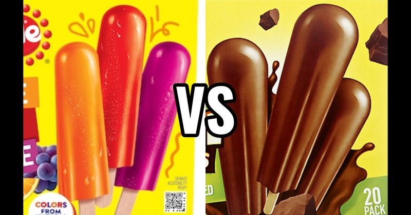 Fudgsicles vs. Popsicles