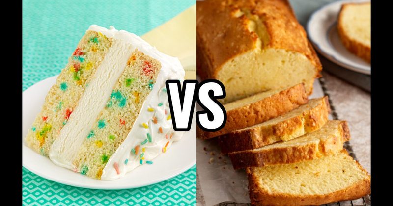 Funfetti Cake vs. Pound Cake