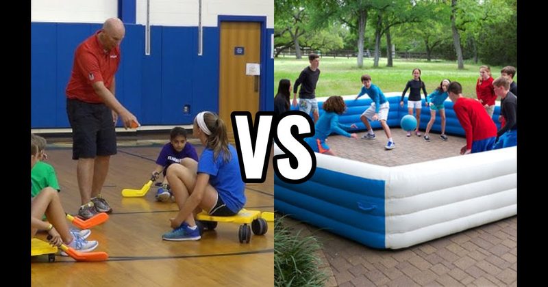 Gaga Ball vs. Scooter Hockey