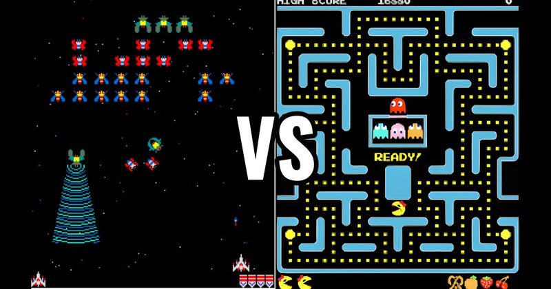 Galaga vs. Ms. Pac-Man
