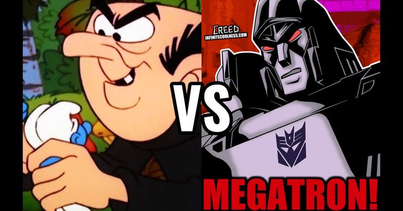 Gargamel (The Smurfs) vs. Megatron (Transformers)