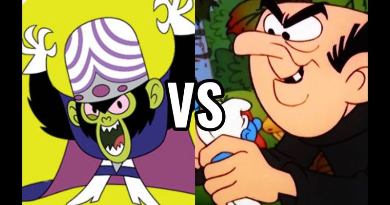 Gargamel (The Smurfs) vs. Mojo Jojo (The Powerpuff Girls)