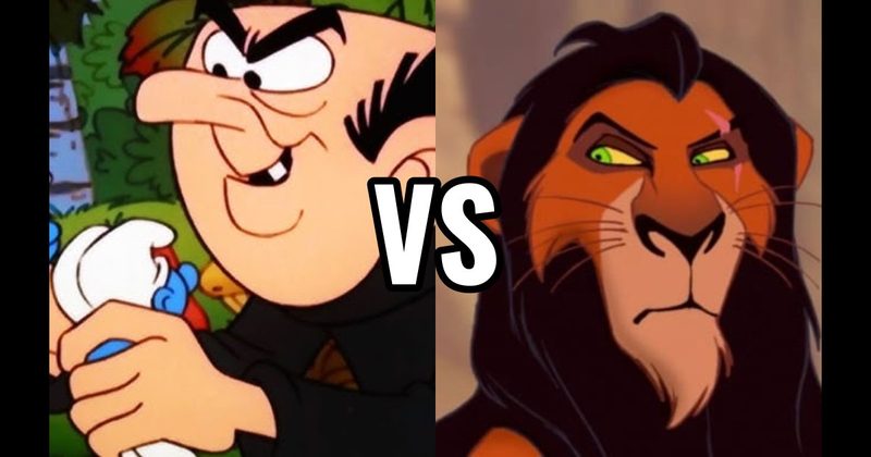 Gargamel (The Smurfs) vs. Scar (The Lion King)