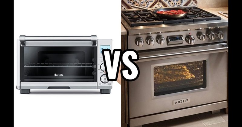 Gas Range vs. Toaster Oven