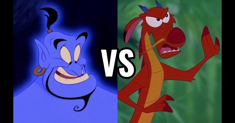 Genie (Aladdin) vs. Mushu (Mulan)
