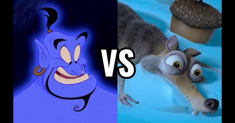 Genie (Aladdin) vs. Scrat (Ice Age)