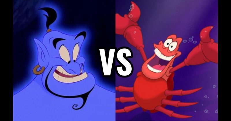 Genie (Aladdin) vs. Sebastian (Little Mermaid)