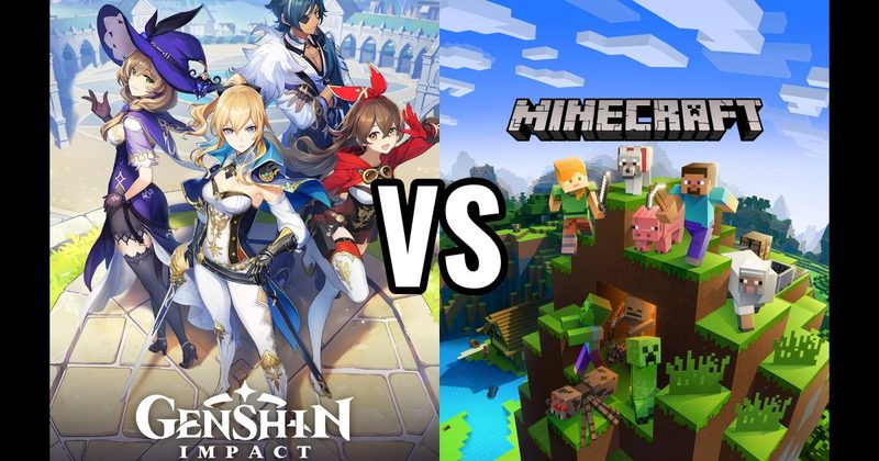 Genshin Impact vs. Minecraft Pocket Edition