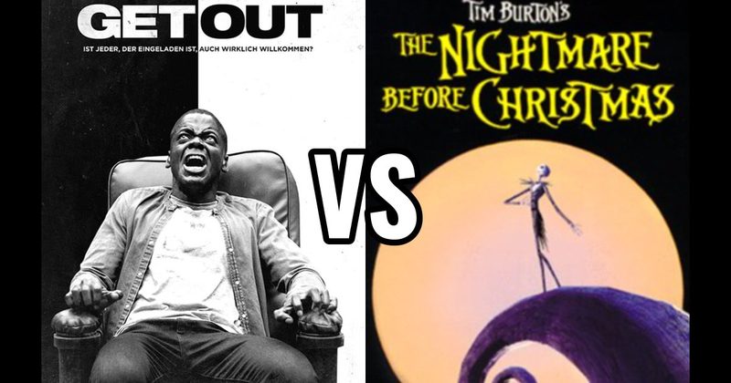 Get Out (2017) vs. The Nightmare Before Christmas (1993)