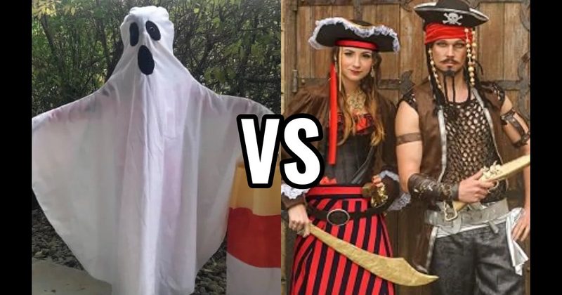 Ghost Costume vs. Pirate Costume