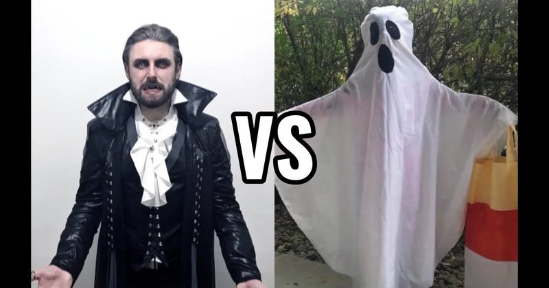 Ghost Costume vs. Vampire Costume
