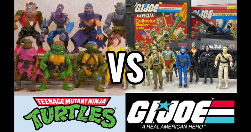 G.I. Joe: A Real American Hero (Hasbro)  vs. Teenage Mutant Ninja Turtles (Playmates, 1988–present)