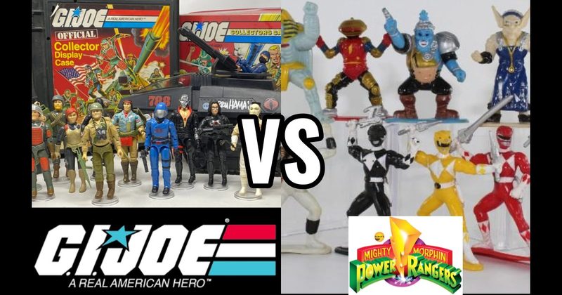 G.I. Joe: A Real American Hero (Hasbro)  vs. Power Rangers (Bandai, 1993–present)