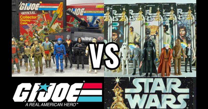 G.I. Joe: A Real American Hero (Hasbro)  vs. Star Wars (Kenner → Hasbro, 1977–present)