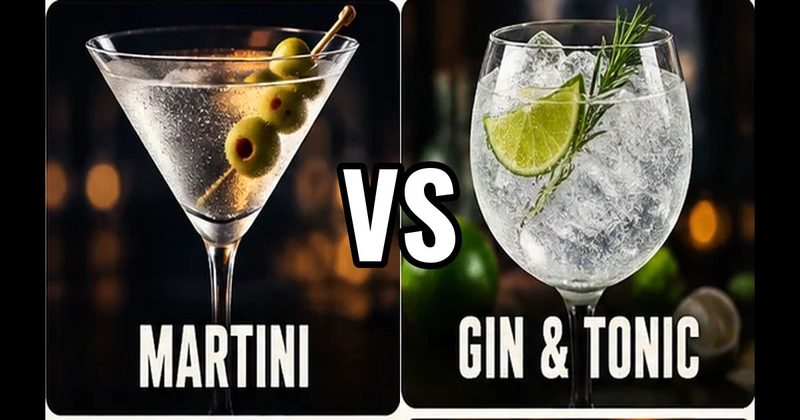 Gin & Tonic vs. Martini