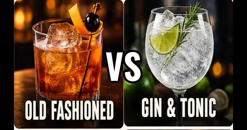 Gin & Tonic vs. Old Fashioned