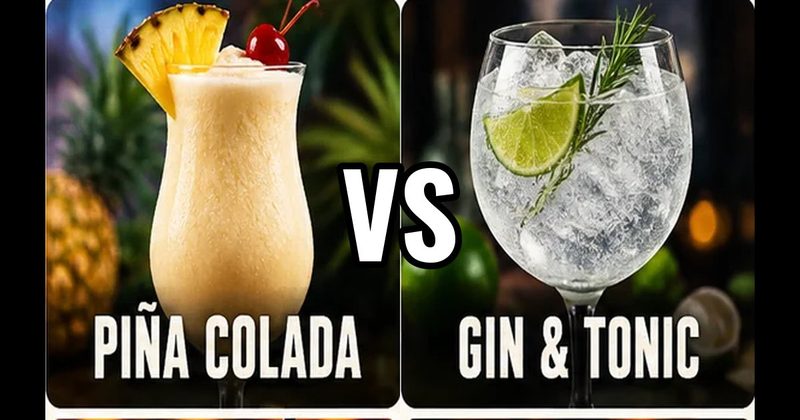 Gin & Tonic vs. Piña Colada
