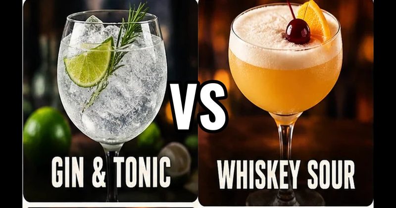 Gin & Tonic vs. Whiskey Sour