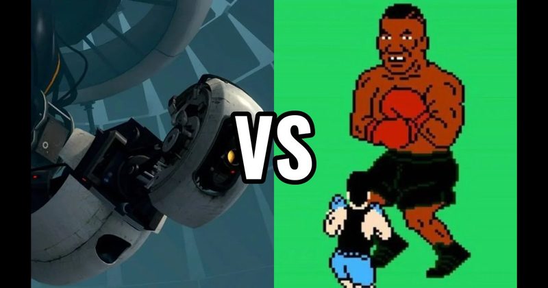 GLaDOS (Portal) vs. Mike Tyson (Mike Tyson's Punch-Out!!)