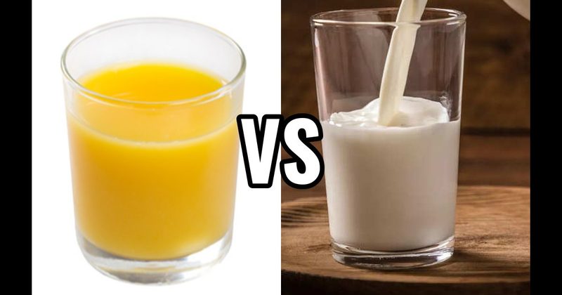 Milk vs. Orange Juice