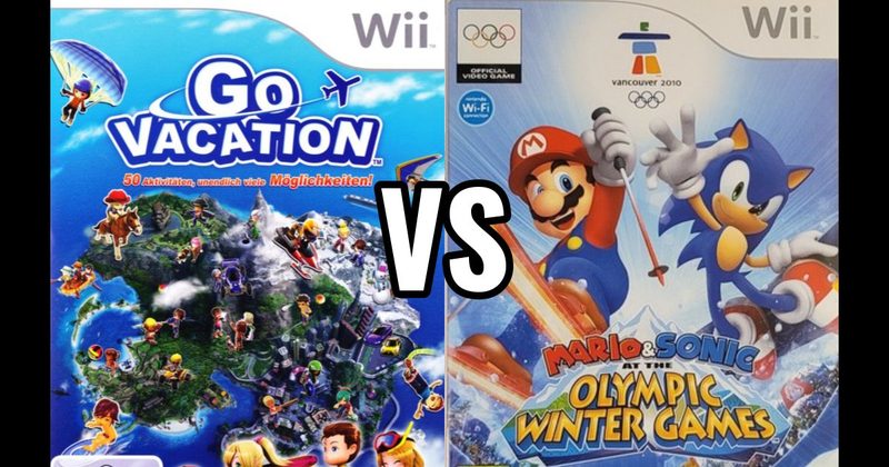 Go Vacation vs. Mario & Sonic at the Olympic Winter Games