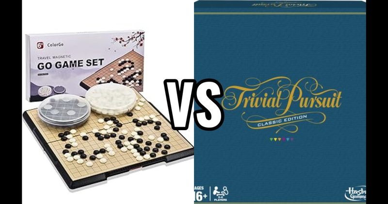 Go vs. Trivial Pursuit