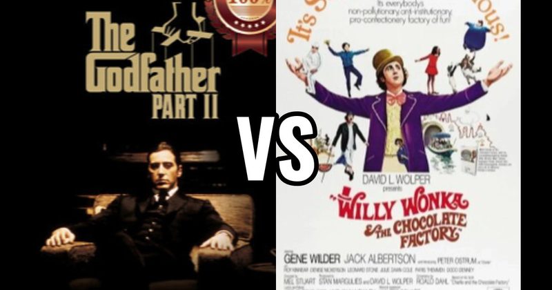 Godfather Part II (1974) vs. Willy Wonka & the Chocolate Factory (1971)