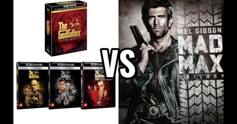 Godfather Trilogy vs. Mad Max + Fury Road Trilogy 