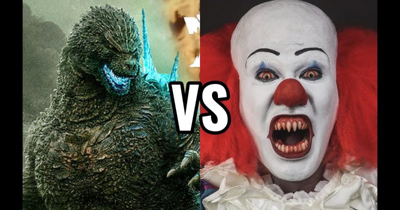 Godzilla vs. Pennywise (It)