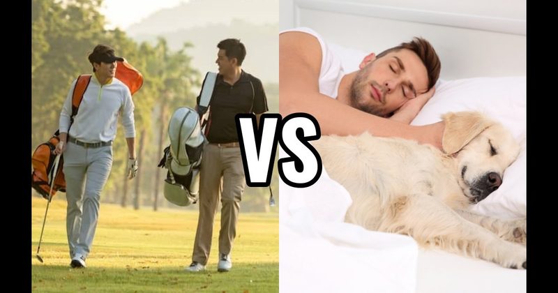 Golf vs. Sleeping In