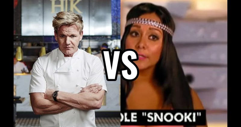 Gordon Ramsay vs. Snooki (Jersey Shore)