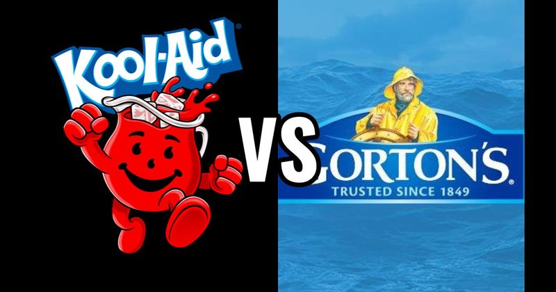 Gorton’s Fisherman vs. Kool-Aid Man